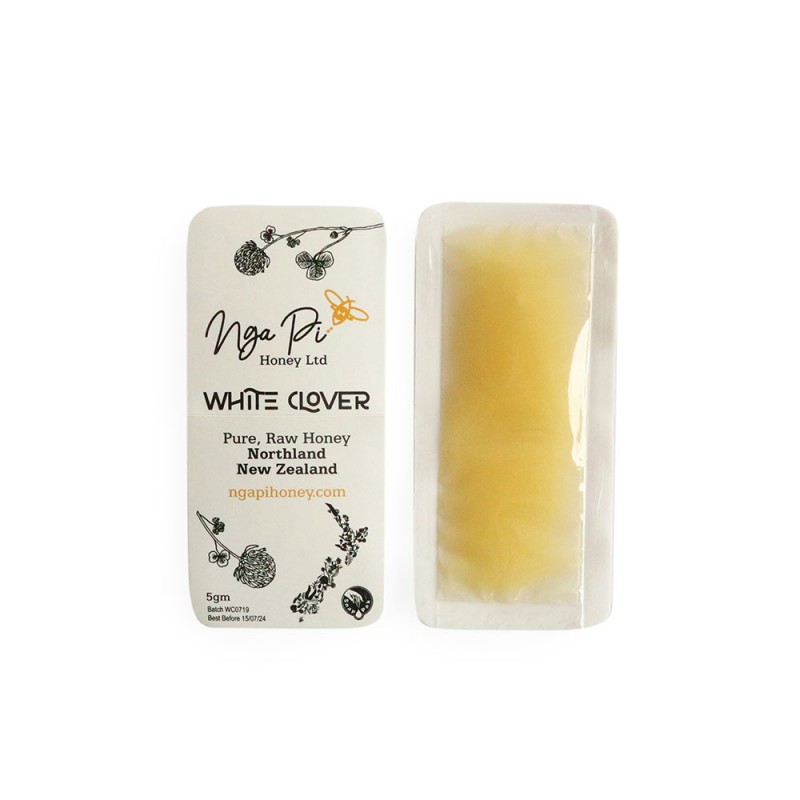 Nga Pi Honey New Zealand White Clover Honey Sachet